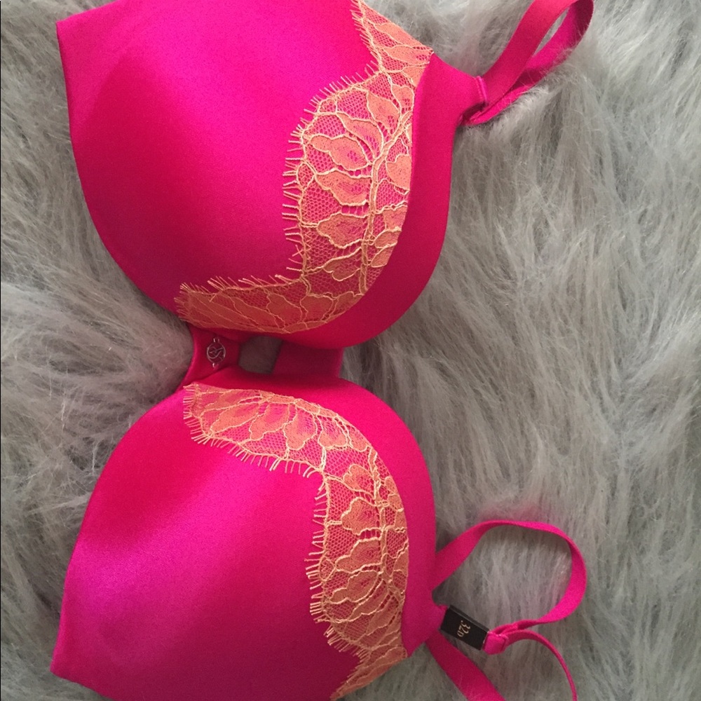 Pink w/ orange Victoria Secret Bra